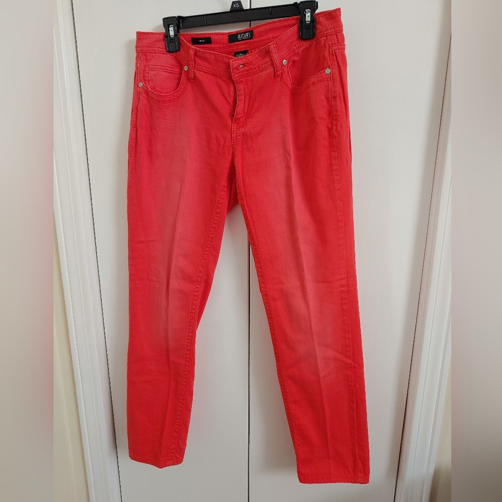 Skinny Jeans - Coral Color - Size 12P